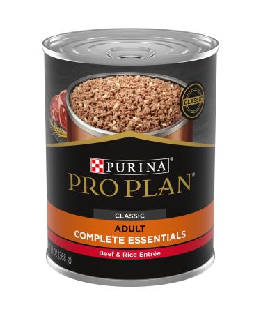 Purina Pro Plan Adult Wet Dog Food - Complete Essentials High Protein Beef & Rice