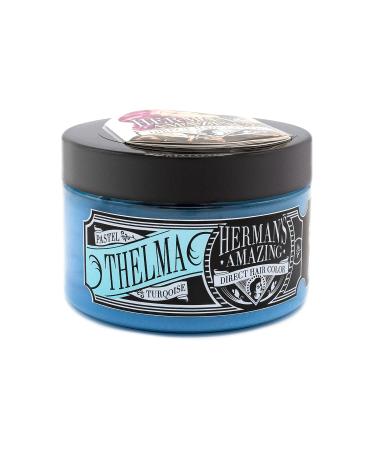 Hermans Amazing Direct Hair Color - Turquoise Semi-Permanent Hair Tint 115ml | Blue Green Conditioner Base | International Shipping Available - Buy Online on GoSupps.com