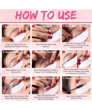 Lash Lift Kit Eyelash Lift Kit Professional Eyelash Curling Lash Extension Set Semi-Permanent Curling Perming Wave Suitable For Salon Keratin Lash Lift Kit with All tools for Beginner - Buy Online on GoSupps.com