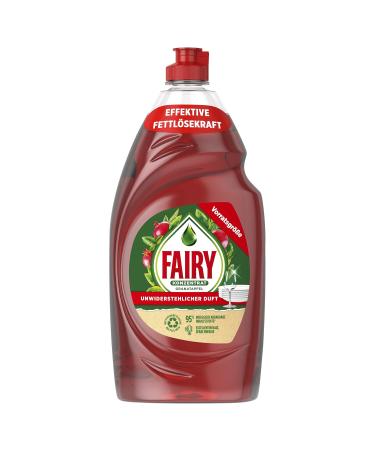 Fairy ultra concentrate pomegranate hand dishes with effective formula for perfect clean dishes impressive fat solving power 900ml