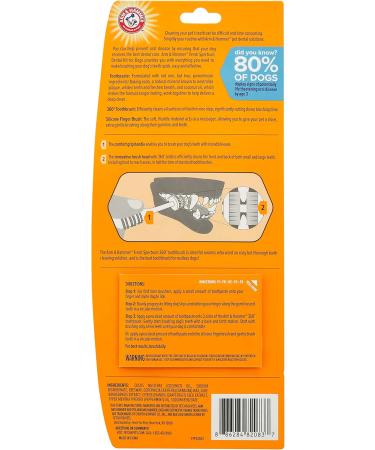 Arm & Hammer Puppy Dental Kits Coconut Fresh - Includes Toothpaste Toothbrush and Finger Brush. Reduces Plaque and Tartar for Healthy Gums - Buy Online on GoSupps.com