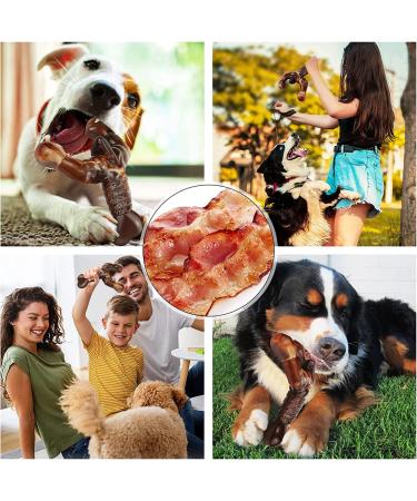 MOXIKIA Tough Dog Bone Chew Toy - Indestructible & Real Bacon Flavored - For Aggressive Chewers - Durable Toy for Medium/Large Breed Dogs - Buy Online on GoSupps.com