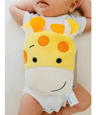 Baby Colic Gas Relief Belly Hugger - Soothing Warmth & Gentle Compression (Giraffe) - Buy Online on GoSupps.com