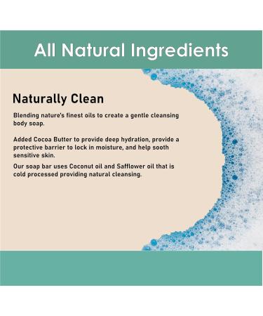 B4Nine Natural Soap Bar - Deep Cleansing & Hydration for All Skin Types - Nourishing Coconut Oil & Cocoa Butter - Lavender Cedar Charm - 4.5 oz | International Shipping - Buy Online on GoSupps.com
