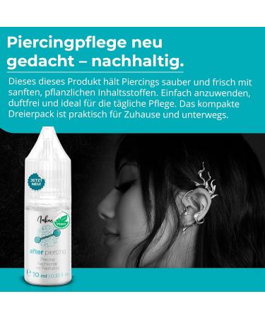 Lotion apr s-piercing 10 ml Soutient l'inflammation et la gu rison Piercing apr s-piercing pour oreille nez nombril avec 99 % d'ingr dients naturels + D-panth nol et hamam lis 10 ml (Lot de 1) - Buy Online on GoSupps.com