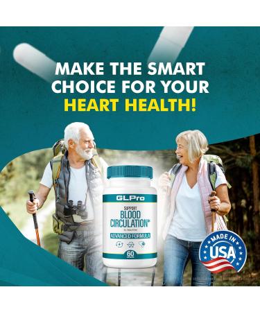 NutraVibe GLPro GLPro Formula for Blood & Circulation Support | GLPro Blood Balance Formula | Natural GLPro Pills for Energy Flow & Wellness 30 Day Supply (60 Capsules) - Buy Online on GoSupps.com