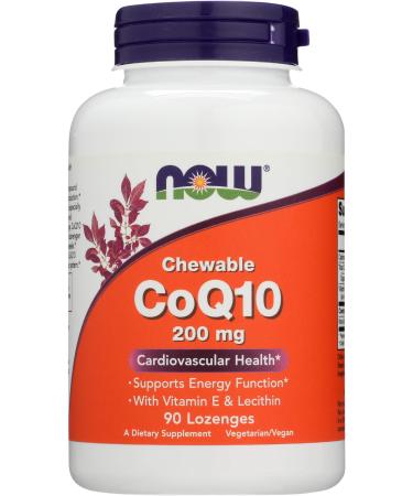 Now Foods Coq10 200mg VIT E 90 CT