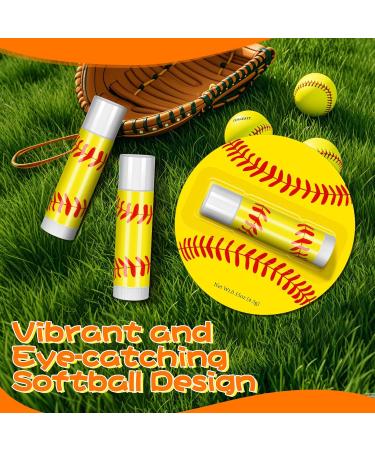 12Pack Softball Lip Balm for softball theme party Bulk Gifts Beeswax Moisturizing Lip balm Vanilla Flavor Plumping Chapstick for softball Team Girls kids Men Women Sports Lovers 12PCS Softball - Buy Online on GoSupps.com