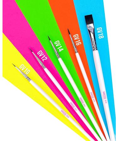 Gavissi Beauty Detail Liner Brush - Professional Makeup Tool for Eyes, Face & Body Paint - Synthetic Bristles, Thin Point Applicator - Ideal for Water Activated, Gel, Cream, Liquid, Cake Eyeliners & SFX Makeup - Buy Online on GoSupps.com