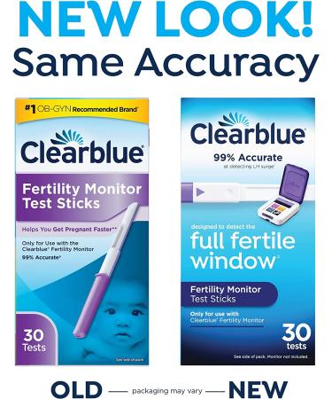 Clearblue Fertility Monitor Test Sticks - 30 Count for Fertility Testing - Buy Online on GoSupps.com