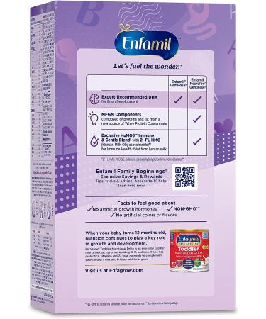 Enfamil NeuroPro Gentlease Infant Formula - Brain Building Nutrition  Clinically Proven to Reduce Fussiness  Gas  Crying in 24 Hours  35.2 oz  Powder Refill Box (Pack of 4) - Buy Online on GoSupps.com