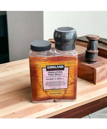 Himalayan Pink Salt - Combo with Grinder and 737g Refill - Seasoning to enhance your cymbals with Himalayan Pink Salt - Buy Online on GoSupps.com