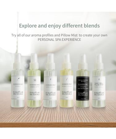 European Spa Source ShowerSpa Mist Spray Bundle (Classic Eucalyptus & Woodsmoke + Leather) for Aromatherapy at Home Spa Experience Sinus Congestion Relief and Tension Relief 4 fl oz. (Each) - Buy Online on GoSupps.com