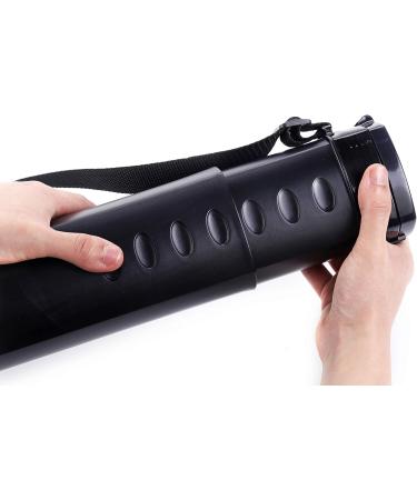 2-Pack Extendable Poster Tubes Expand from 24.5 to 40 with Shoulder Strap | Carry Documents Blueprints Drawings and Art | Black Portable Durable Round Storage Cases with Lids and Labels - Buy Online on GoSupps.com