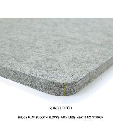 Wool Pressing Mat - 17 x 13.5 Quilting Ironing Pad by Savina - 100% New Zealand Wool for Quilters - Ideal for Sewing Projects - 14in x 17in - Buy Online on GoSupps.com