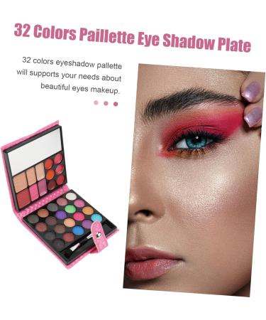 TOVINANNA Eyeshadow Palette 1pcs 32 Eyeshadow Matt Eyeshadow Powder Eyeshadow Pallet Makeup Palette Pink Powder Eye Shadow Matte 1 count (Pack of 1) Pink - Buy Online on GoSupps.com