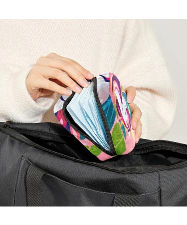 Shop Beautiful Pink Unicorn Portable Period Kit | Women's Bonds Storage Pockets Holder - International Shipping - Buy Online on GoSupps.com