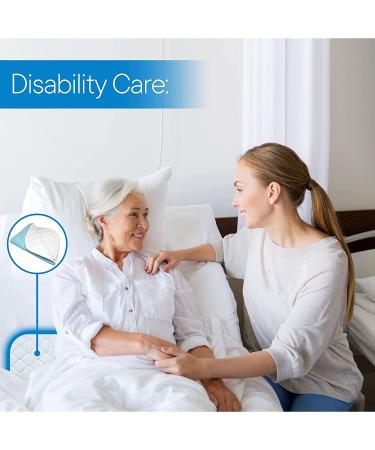 RMS Ultra Soft 4-Layer Washable and Reusable Incontinence Bed Pad - Waterproof Bed Pads with 4 Convenient Handles to Assist in Home Health Care  34X54 Inch 34 x 54 Inch (Pack of 1) - Buy Online on GoSupps.com
