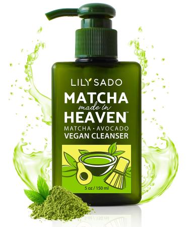 LILY SADO MATCHA MADE IN HEAVEN  Green Tea Vegan Cleanser - Best Daily Facial Wash for Women & Men - Clears Pores  Treats Acne  Reduces Pore Size - Natural Extracts Gentle for All Skin Types - 5 oz Matcha and Aloe 5 Fl O...