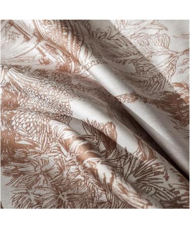 V-intage American Deluxe Bedding Set Tropical Botanical Print Soft Silk Duvet Cover Set Sheet Pillowcase Soft (A Fitted1.6M) - Buy Online on GoSupps.com