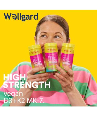 Wellgard Vitamin D3 K2 Gummies Vitamin D3 K2 Gummies Supports Bone Health Immune System and Muscle Health - Buy Online on GoSupps.com