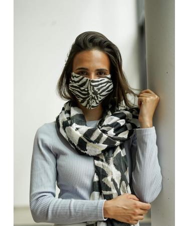 CODELLO Women's Cotton Mouth Nose Mask - Beige Paisley Pattern - 1 Piece | International Shipping Available - Buy Online on GoSupps.com