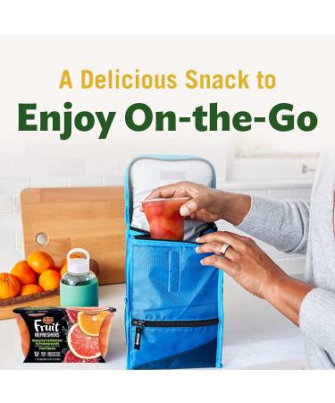 Del Monte Fruit Refresher Grapefruit & Oranges Fruit Cup Snacks in Pomegranate Water 12 Pack 7 oz - Buy Online on GoSupps.com