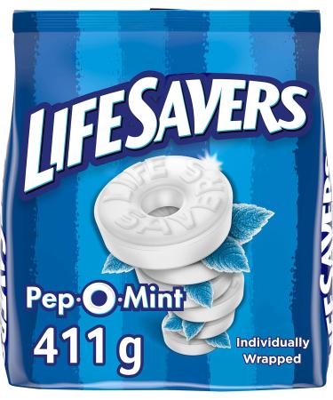 Life Savers Wint-O-Green Mints 1.16 Kg & LIFE SAVERS Pep O Mint Individually Wrapped Candy Mints Sharing Bag 411g Mints + Mints Pep-O-Mint 1.16 kg (Pack of 1) - Buy Online on GoSupps.com