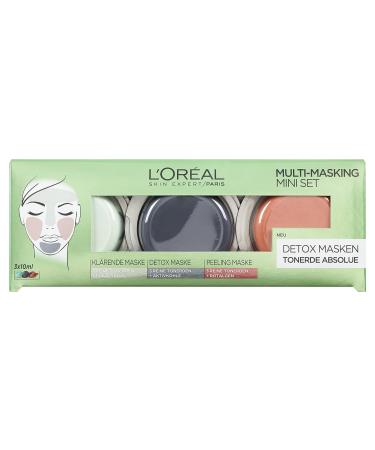 L'Or al Paris Tonerde Absolue Multi Masking Set - 3 Pack (3 x 30 ml) | Shop Luxury Skincare Internationally - Buy Online on GoSupps.com