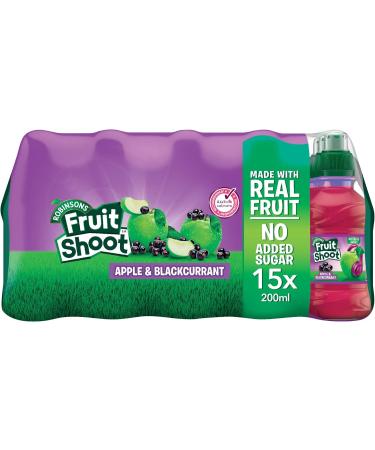 Robinsons Fruit Shoot Apple & Blackcurrant 15 x 200ml - Delicious Kids Drink - Buy Online on GoSupps.com