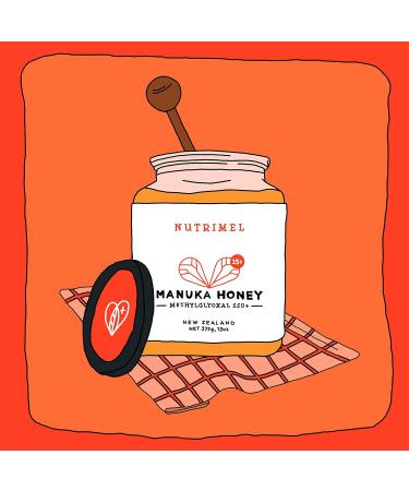 NUTRIMEL Manuka Honey 15+ (MGO 550+) - Glass jar (250 g) - New Zealand origin - 100% Tested and certified - Buy Online on GoSupps.com