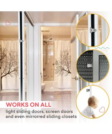 Child Safety Lock for Sliding Doors for Closet  Patio  Glass Door Locks  6 Pack - Buy Online on GoSupps.com
