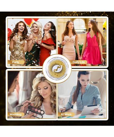 Loopeer 6 Pairs Reusable Self Adhesive Natural Look False Eyelashes - No Glue Needed, Lashes Extension for Women Girls - Buy Online on GoSupps.com