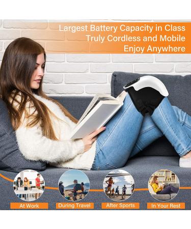 FORTHiQ Cordless Knee Massager | FDA Registered | Infrared Heat & Vibration Pain Relief | August 2022 Longer Straps - Buy Online on GoSupps.com