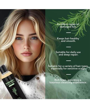 3 pieces rosemary shampoo for hair growth rosemary shampoo against hair loss deep cleansing restorative nourishing moisturizing for women and men - Buy Online on GoSupps.com