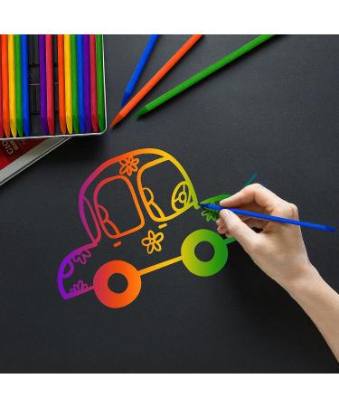 150 Colorful Heavy Duty Wood Stylus Tools for DIY Scratch Craft Art - 4.7 Inch Length - Buy Online on GoSupps.com