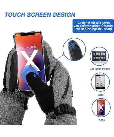 Warmounts Winter Gloves - Waterproof Touchscreen Ski & Hiking Gloves for Men & Women - Buy Online on GoSupps.com