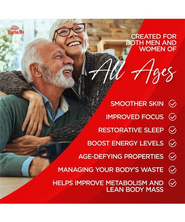 HerbaMe HGH Supplements 90 Capsules - Muscle Building & Growth Formula for Men and Women - Buy Online on GoSupps.com