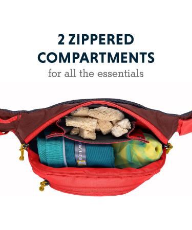 RUFFWEAR Home Trail Hip Pack - Red Sumac Waist-Worn Gear Bag for Hiking & Camping with Dogs - Buy Online on GoSupps.com