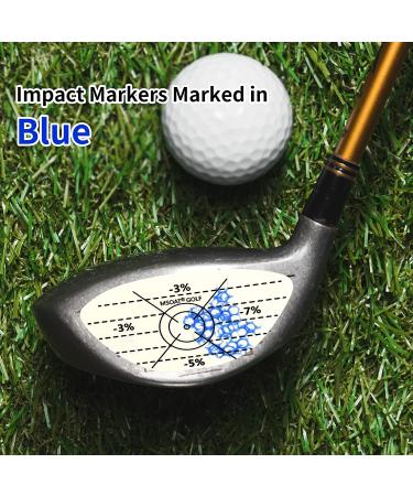 MSOAT Golf Impact Tape Set 300 Pcs  Self-Teaching Sweet Spot and Consistency Analysis  Club Impact Stickers for Woods Irons and Putters Each 100 Pcs  Useful Training Aid for Swing Practice 100Sheet(300pcs 3 IN 1) 300 Pcs Golf Impact Tape - Buy Online on GoSupps.com