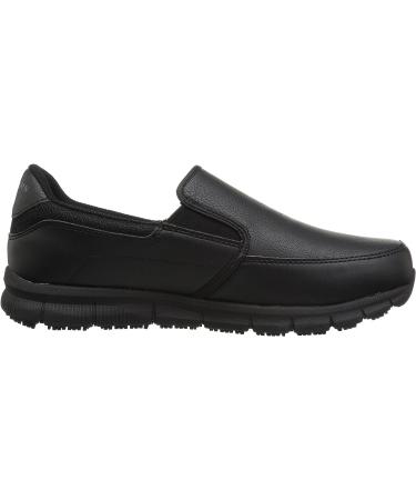 Skechers Men's Nampa-Groton Food Service Shoe 10.5 Wide Black - Slip-Resistant Work Shoe - Buy Online on GoSupps.com