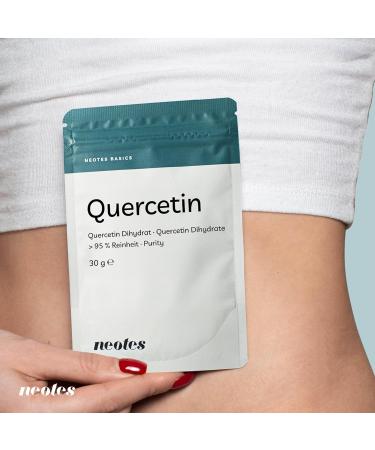 Neotes Quercetin Powder | 30g Vegan & Gluten-Free Antioxidant | 2-Month Supply w/ Dosing Spoon | Natural Vegetable Bioflavonoid - Buy Online on GoSupps.com