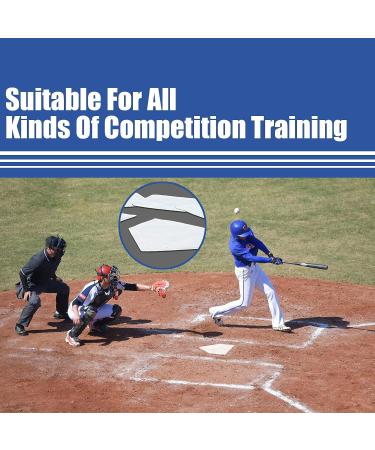 5-Piece Rubber Baseball & Softball Base Set for Kids & Adults - Orange Throw Down Bases for Teeball, Kickball, Backyard Practice - Buy Online on GoSupps.com