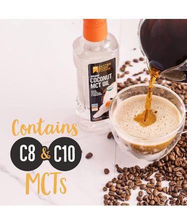 Organic Coconut MCT Oil | BetterBody Foods | Keto-Friendly C8 & C10 | Gluten Free - 16.9 oz - Buy Online on GoSupps.com