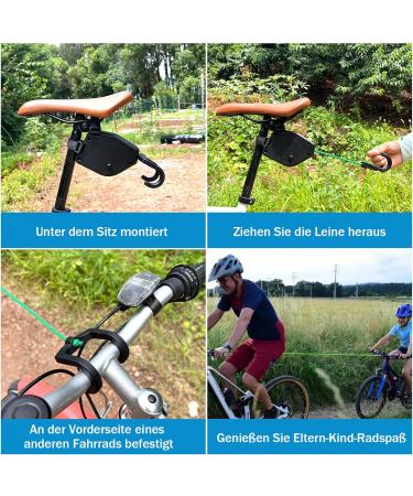 Fivava Bicycle Tow Rope for Children - Retractable Traction Rope for MTB & Bike Training - Buy Online on GoSupps.com