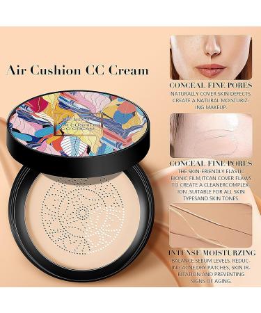 2024 New Air Cushion Cc Cream Mushroom Head 2024 New Air Cushion Cc Cream Mushroom Head Periodicali Makeup Periodicali Air Cushion Cc Cream Ivory Color - Buy Online on GoSupps.com