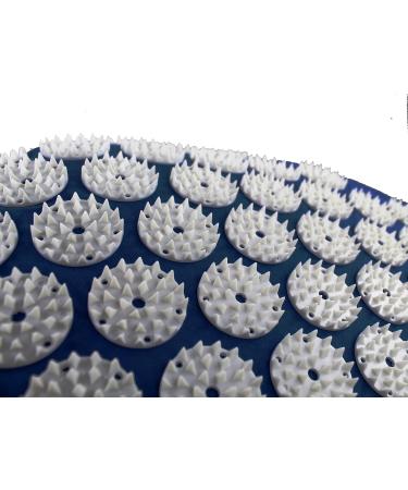 Acupress Tower Mat - 80x51 cm Dark Blue Massage & Acupuncture Mat for Relaxation & Pain Relief - Buy Online on GoSupps.com