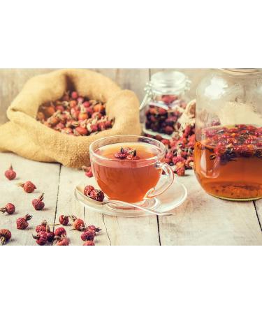 Jeske Sports Supplies Tasty Pott Organic rose hips fully dried dried fruits cooking tea vegan food rich in vitamins hedge rose rose hip in bag 1000 g - Buy Online on GoSupps.com