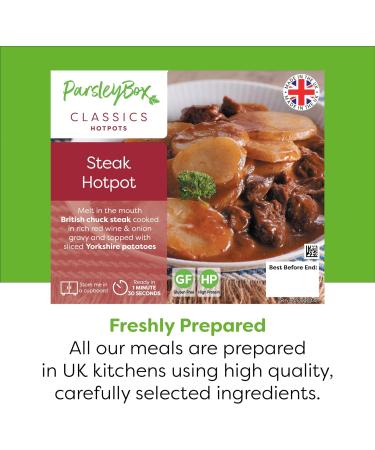 Gluten Free Ready Meal Variety Box - Parsley Box Microwavable Long-Life Cupboard-Store Ready Meals (7 Meals) - Buy Online on GoSupps.com