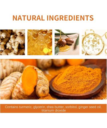 Turmeric Cleaning Soap - Dark Spot Corrector Remover - Natural Soap Bar for Body & Face - Skincare Handmade Soap Bar for Brighten Acne Dark Spots Hyperpigmentation Smooth Skin - Buy Online on GoSupps.com